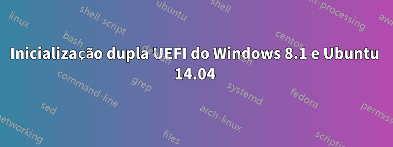 Inicialização dupla UEFI do Windows 8.1 e Ubuntu 14.04