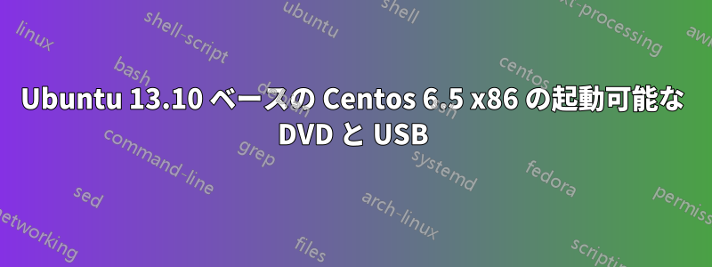 Ubuntu 13.10 ベースの Centos 6.5 x86 の起動可能な DVD と USB
