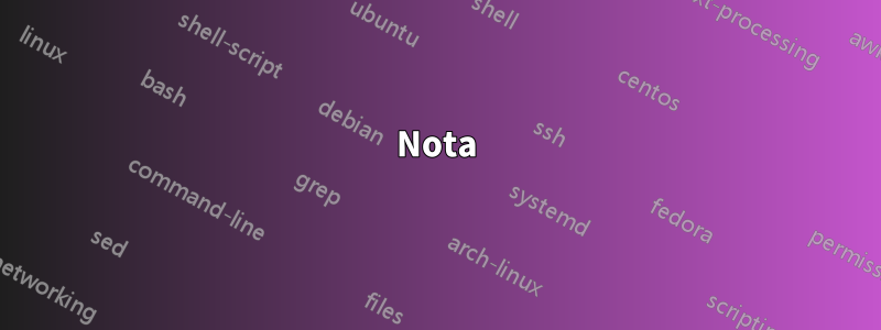 Nota