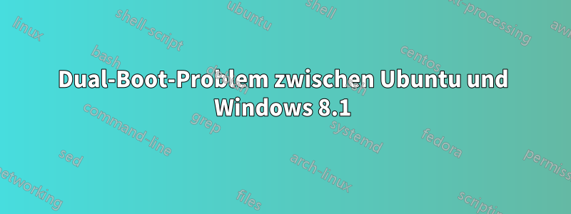 Dual-Boot-Problem zwischen Ubuntu und Windows 8.1