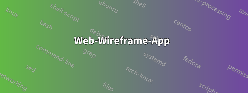 Web-Wireframe-App 