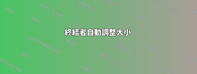 終結者自動調整大小