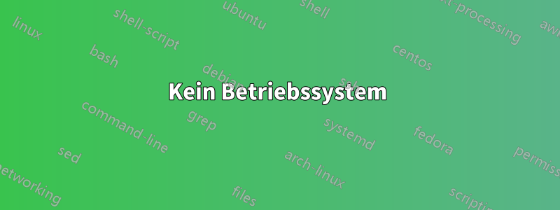 Kein Betriebssystem