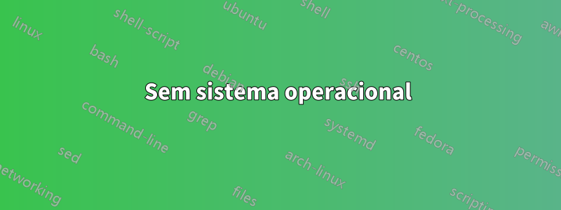 Sem sistema operacional