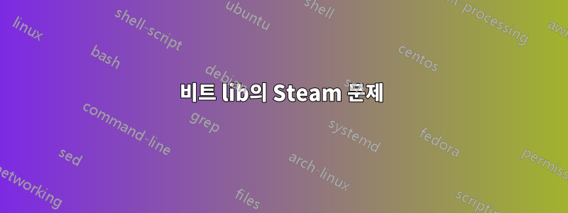 32비트 lib의 Steam 문제