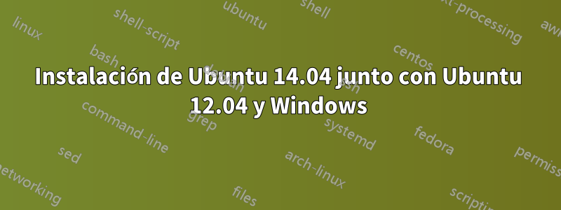 Instalación de Ubuntu 14.04 junto con Ubuntu 12.04 y Windows