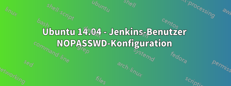 Ubuntu 14.04 - Jenkins-Benutzer NOPASSWD-Konfiguration