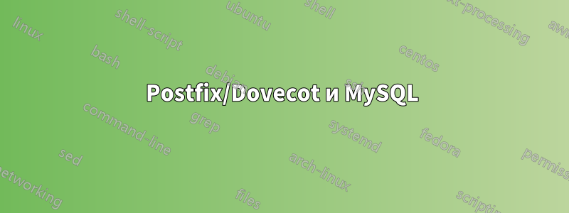 Postfix/Dovecot и MySQL