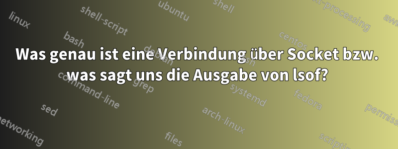 Was genau ist eine Verbindung über Socket bzw. was sagt uns die Ausgabe von lsof?