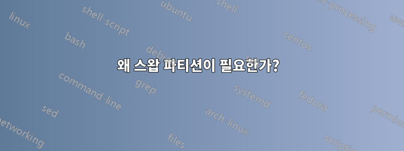 왜 스왑 파티션이 필요한가? 