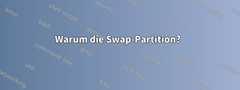 Warum die Swap-Partition? 