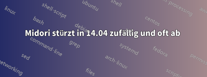 Midori stürzt in 14.04 zufällig und oft ab