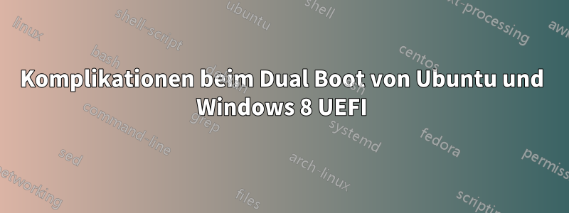 Komplikationen beim Dual Boot von Ubuntu und Windows 8 UEFI