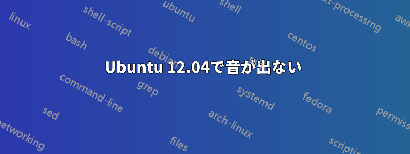 Ubuntu 12.04で音が出ない