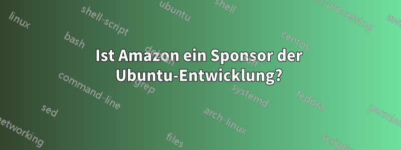 Ist Amazon ein Sponsor der Ubuntu-Entwicklung?