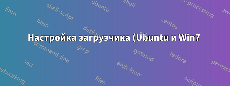 Настройка загрузчика (Ubuntu и Win7)