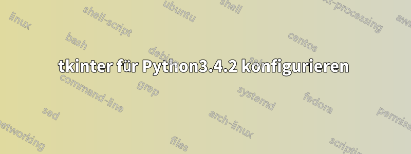 tkinter für Python3.4.2 konfigurieren