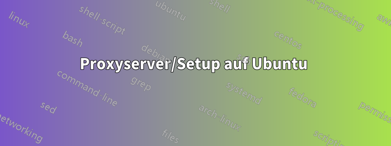 Proxyserver/Setup auf Ubuntu