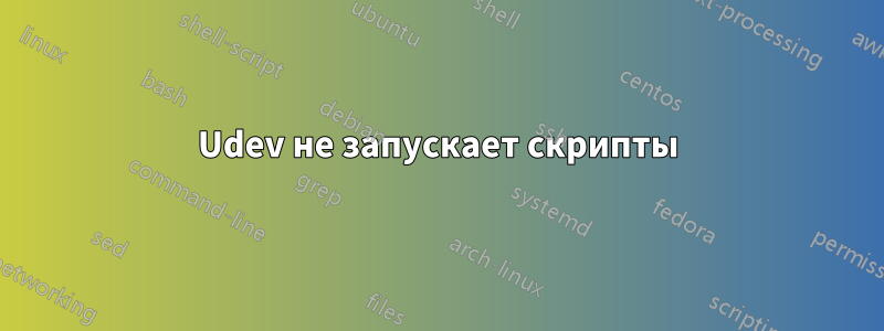 Udev не запускает скрипты