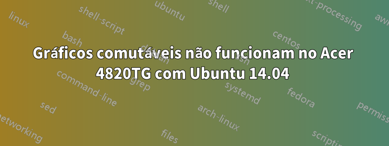 Gráficos comutáveis ​​não funcionam no Acer 4820TG com Ubuntu 14.04