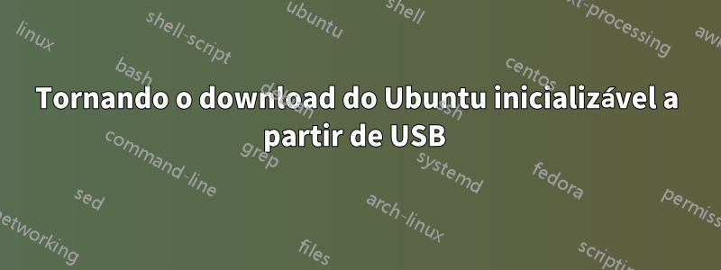 Tornando o download do Ubuntu inicializável a partir de USB 