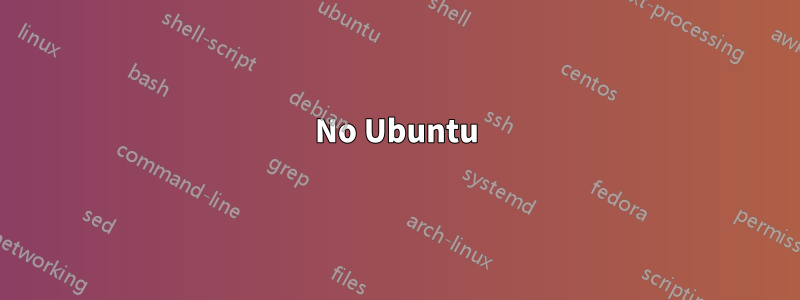 No Ubuntu