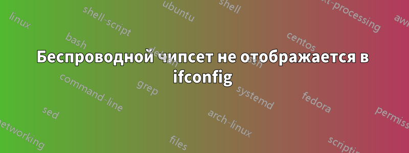 Беспроводной чипсет не отображается в ifconfig
