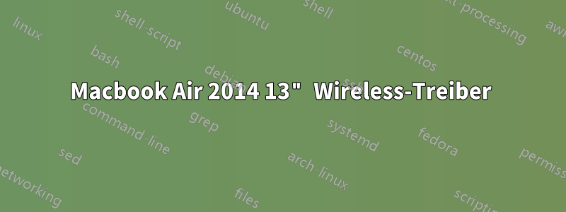 Macbook Air 2014 13" Wireless-Treiber