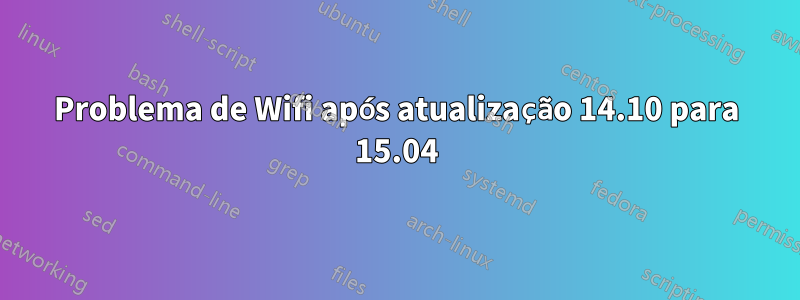Problema de Wifi após atualização 14.10 para 15.04