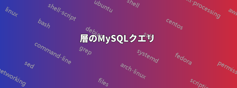 2層のMySQLクエリ