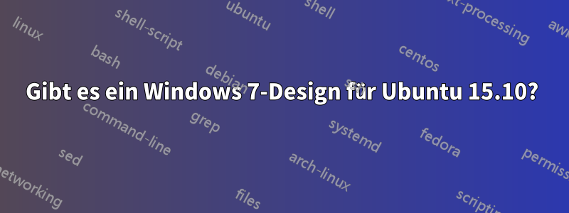 Gibt es ein Windows 7-Design für Ubuntu 15.10?