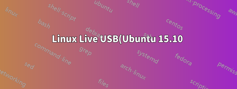 Linux Live USB(Ubuntu 15.10) 대신 Windows 10 부팅 - Ubuntu가 이전에 설치 및 삭제됨(GRUB가 작동하지 않음)
