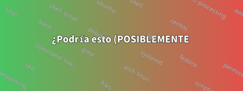 ¿Podría esto (POSIBLEMENTE) ejecutar Ubuntu?