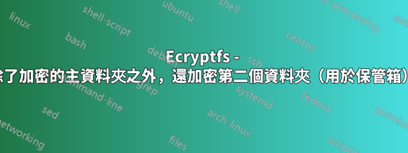 Ecryptfs - 除了加密的主資料夾之外，還加密第二個資料夾（用於保管箱）