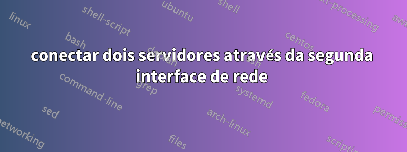 conectar dois servidores através da segunda interface de rede