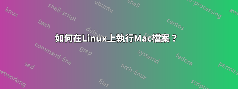 如何在Linux上執行Mac檔案？ 