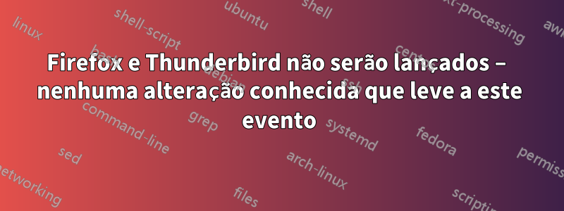 Firefox e Thunderbird não serão lançados – nenhuma alteração conhecida que leve a este evento