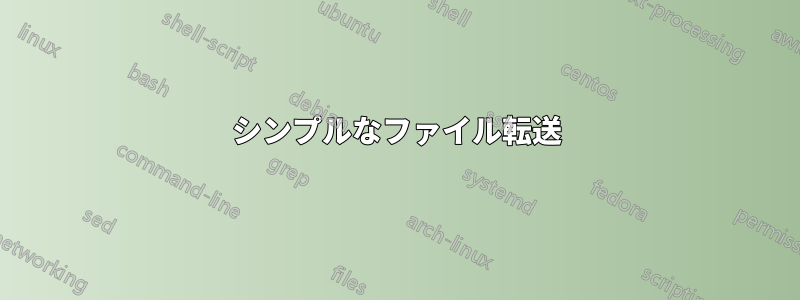 シンプルなファイル転送