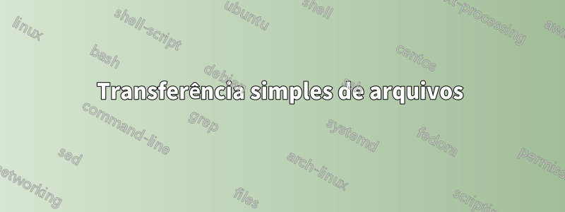 Transferência simples de arquivos