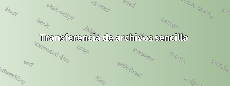 Transferencia de archivos sencilla