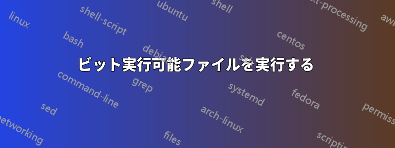 32 ビット実行可能ファイルを実行する 