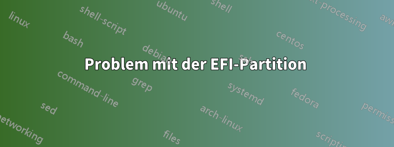 Problem mit der EFI-Partition