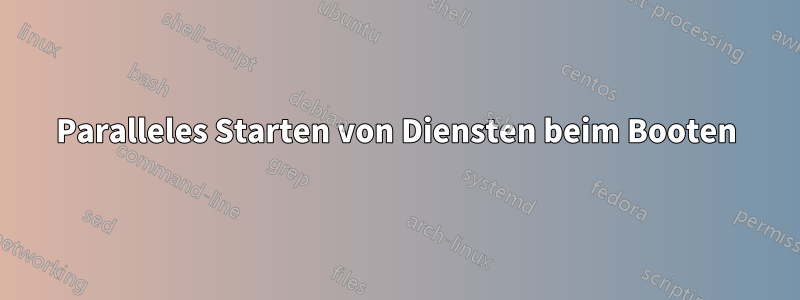 Paralleles Starten von Diensten beim Booten