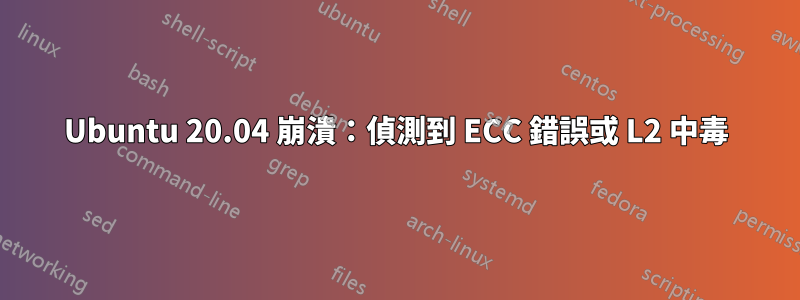 Ubuntu 20.04 崩潰：偵測到 ECC 錯誤或 L2 中毒