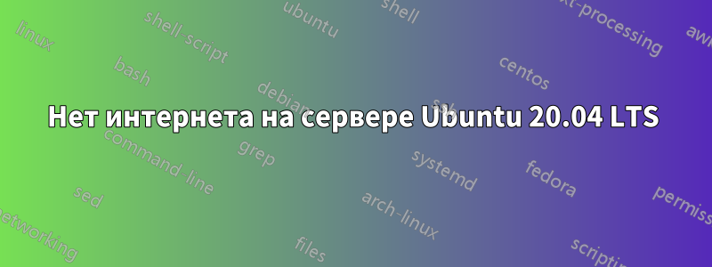 Нет интернета на сервере Ubuntu 20.04 LTS