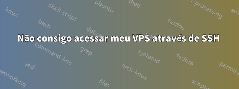 Não consigo acessar meu VPS através de SSH