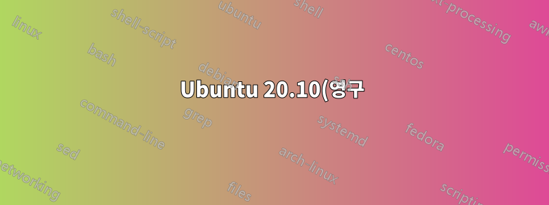Ubuntu 20.10(영구)을 사용하면서 플래시 드라이브에 독점 Nvidia 드라이버를 설치할 수도 있습니까?