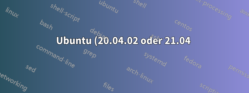 Ubuntu (20.04.02 oder 21.04) kann auf dem brandneuen HP Pavilion TP01-Desktop nicht installiert werden
