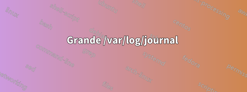 Grande /var/log/journal