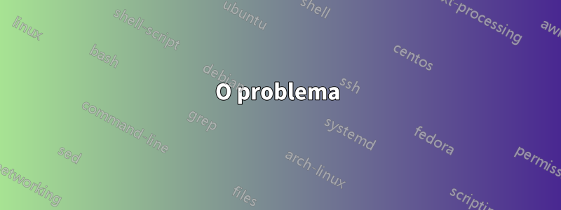 O problema